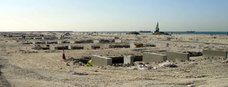 32_Sets_Steel_Reefer_Gantries_Supply_Hidd_Port_Bahrain_13_Reefer gantry foundations