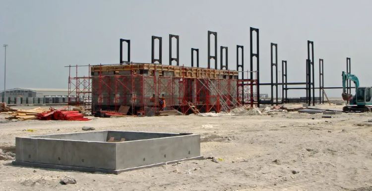 32_Sets_Steel_Reefer_Gantries_Supply_Hidd_Port_Bahrain_17_reefer-stack-Sub Station