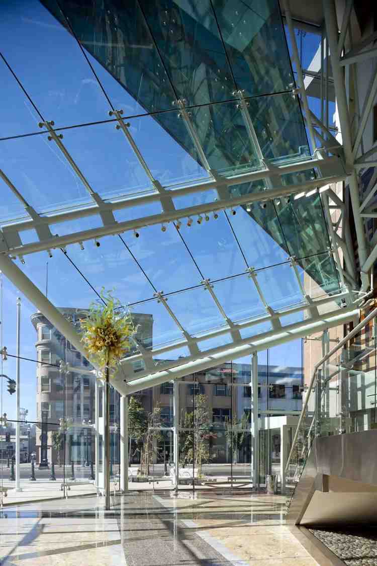 Atriums Point Supported Glass Façade Metal Works  | Architecturally Exposed Steel