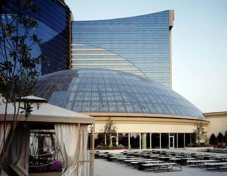 Atriums Single Layer Dome with Lightweight Trussing Structure  | Architecturally Exposed Steel 