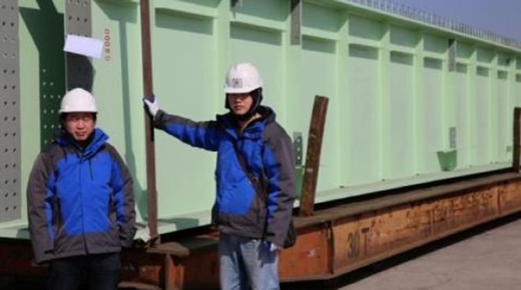 Oro Bridge Girder Frame works: Client accompany for loading port visit, Loading plans were approved and followed,ZHM Huawu Steel logistics specialists on-site to ensure all loading happens safely as planned