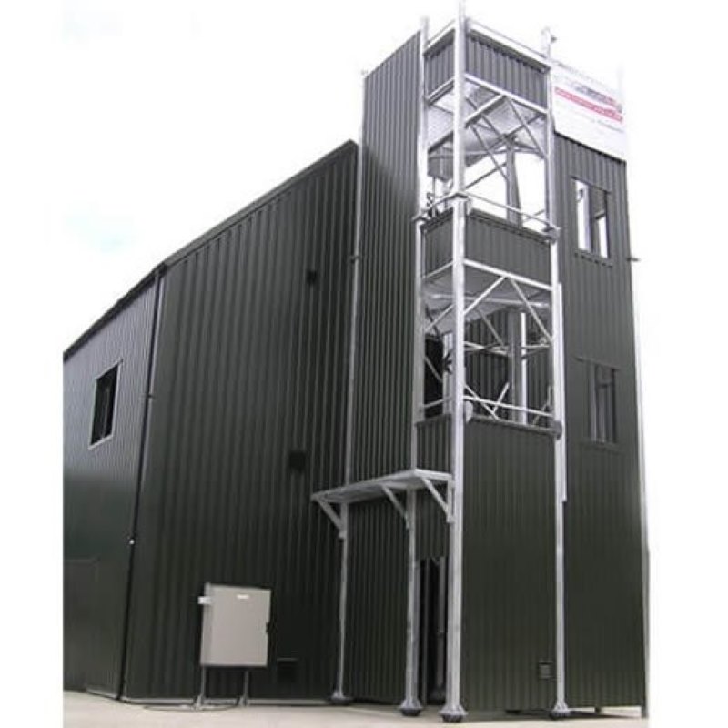 Cold Smoke Fire Training Buildings With Steel Fire Towers for Drill