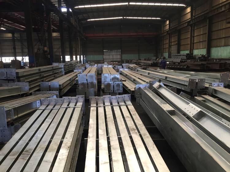 Container Reefer Rack Steel Scalffolding,Shuaiba Container Terminal,Kuwait: Structures Fabrication,Galvanization and Packing and Container Under-going  