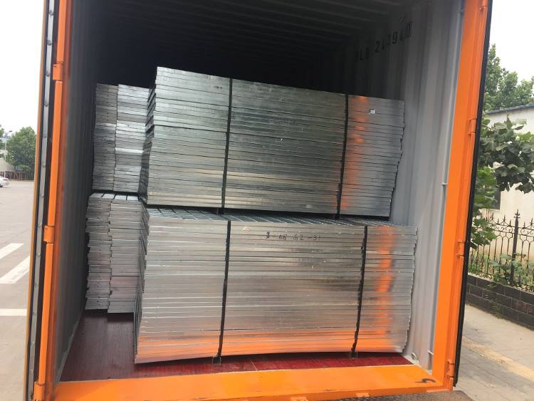 Container Reefer Rack Steel Scalffolding,Shuaiba Container Terminal,Kuwait: Structures Fabrication,Galvanization and Packing and Container Under-going  
