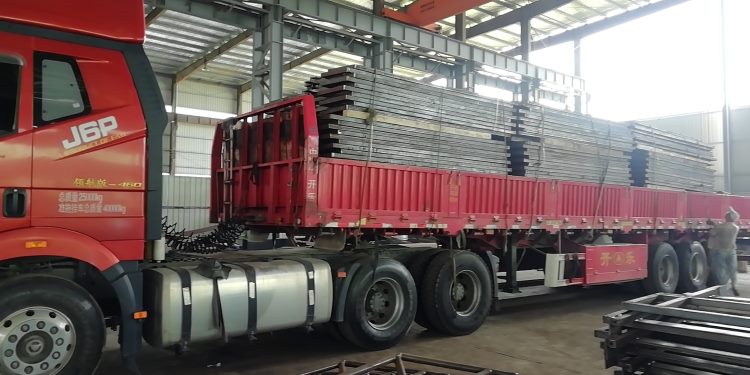 Container Reefer Rack Steel Scalffolding,Shuaiba Container Terminal,Kuwait: Structures Fabrication,Galvanization and Packing and Container Under-going  