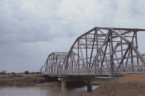 Double_40m_Span_Steel_Bowstring_Girder_River_Steel_Bridge_Construction_Project_Nile_Sudan_03