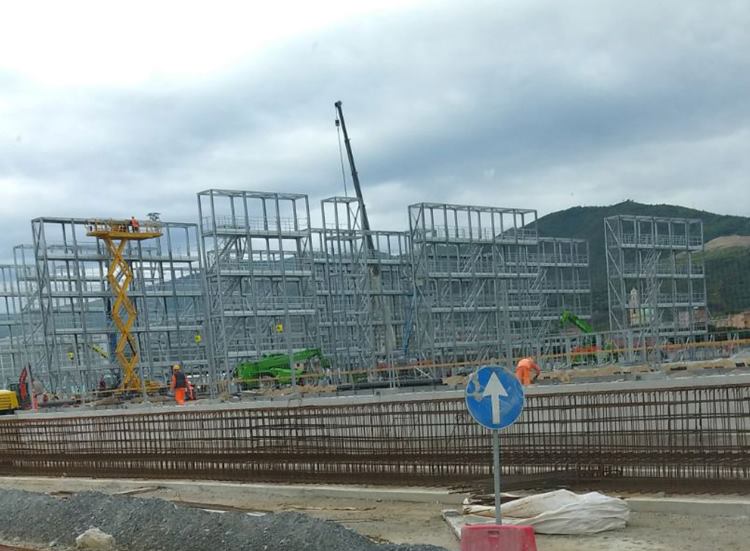Maersk Multifunctional Reefer Rack Steel Platforms Italy: Site Steel Structure Installation Supervision 